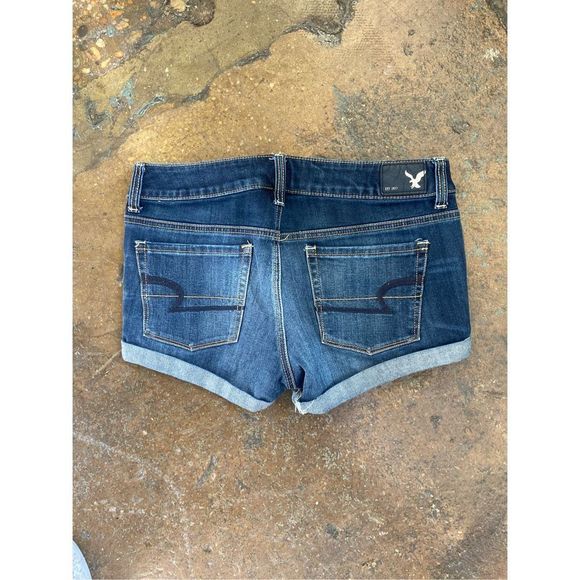 Dark Wash Jean Shorts - Picture 2 of 2